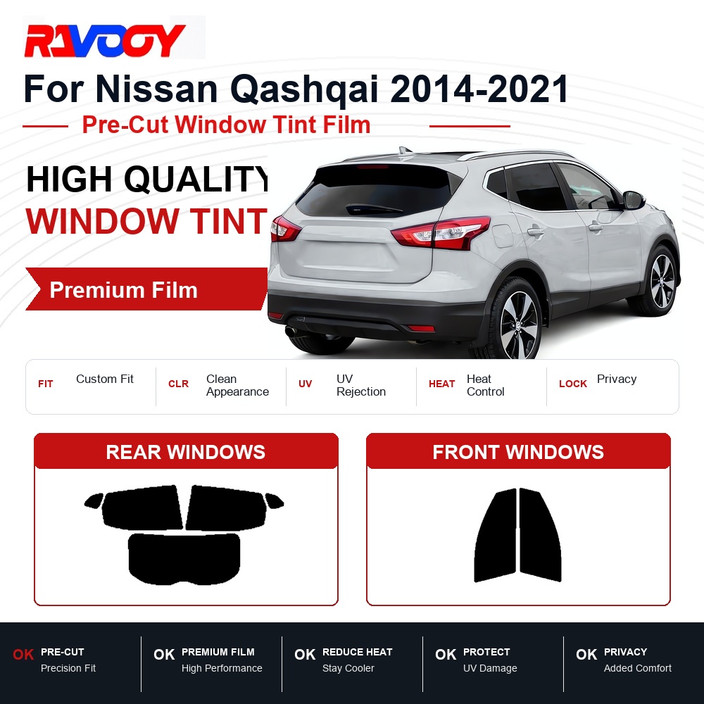 Privacy Screen Protector - Kaca Film Premium Pre-Cut Untuk Nissan